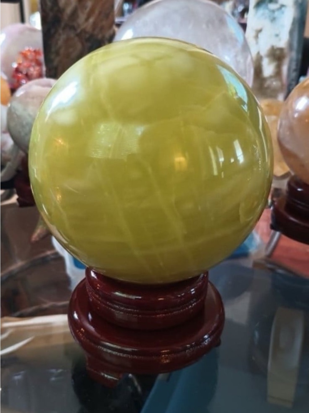 Olive Opal Sphere HQ